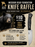Knife Raffle Entry Donation — MKC VIP Stoned Goat Ultra
