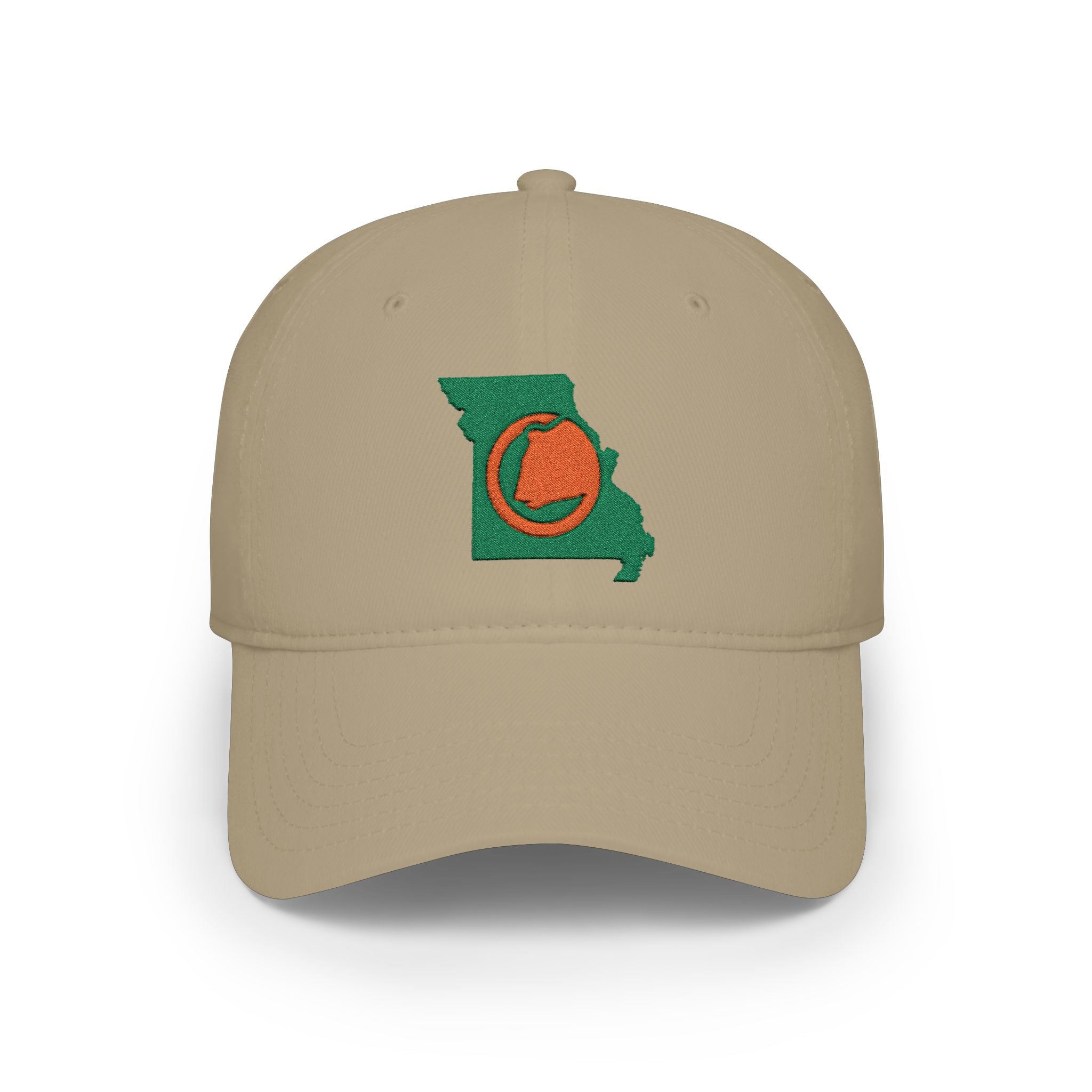 Missouri Tennis State Outline Embroidered Baseball Cap