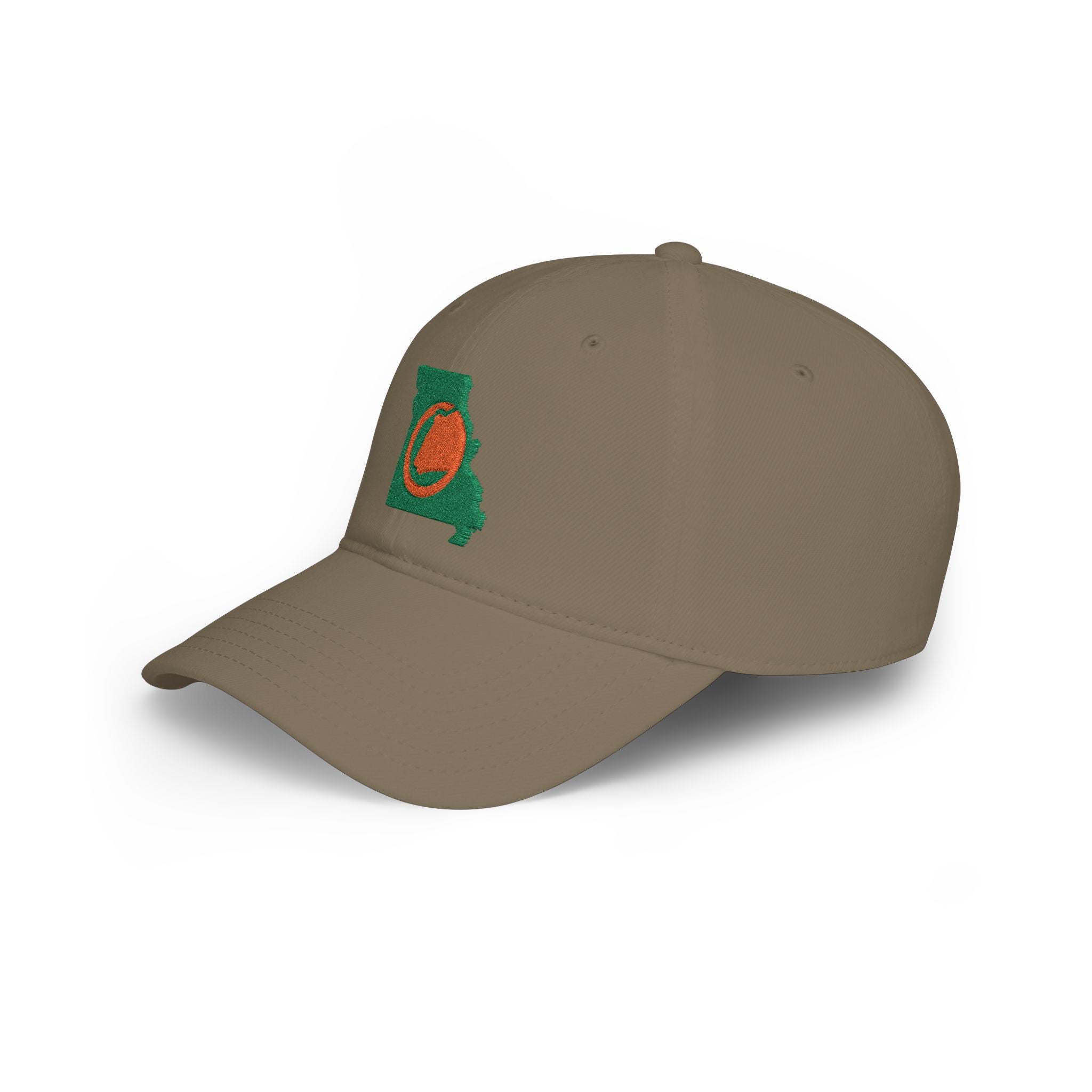Missouri Tennis State Outline Embroidered Baseball Cap